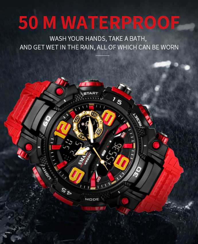 Military Men Watch Fashion Sport Outdoor G Wristwatch Male Digital Stopwatch